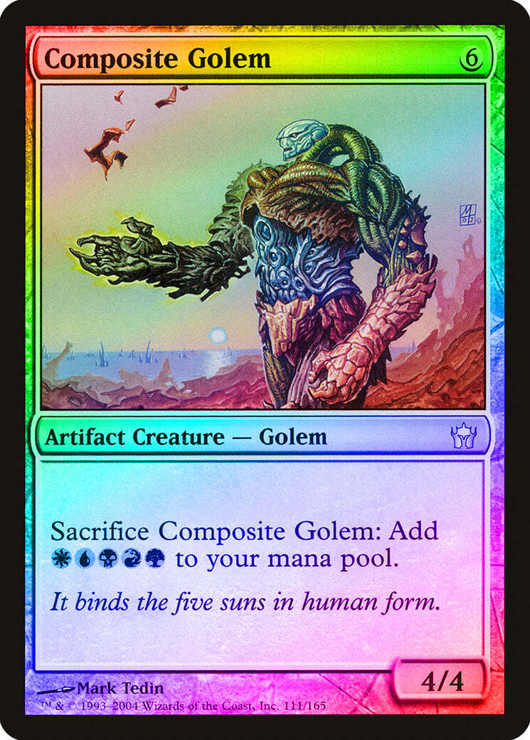 Composite Golem FOIL Fifth Dawn NM Artifact Uncommon MAGIC MTG CARD ABUGames
