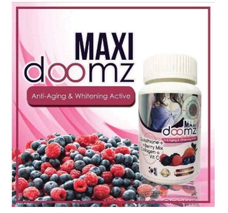 maxi doomz glutathione review 2X Maxi Doomz Nourish Skin Enhance Breast Woman Antioxidant 30 capsules