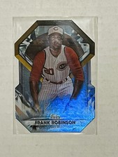 FRANK ROBINSON 2022 Topps Series 1 Diamond Greats Die-Cut Rainbow Foil Reds