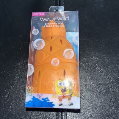 WET N WILD x SPONGEBOB SQUAREPANTS Pineapple House Sponge Case Limited Edition