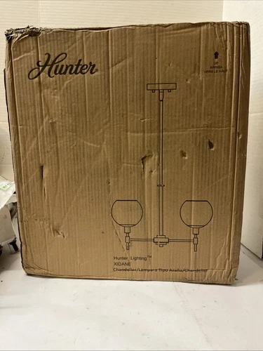 Hunter - Xidane Palm Gold 19739 Chandelier - Picture 1 of 2