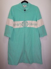 VTG - Sears Best At Home Wear Perma-Prest Bathrobe, 3/4 Sleeves, Pockets Size 14