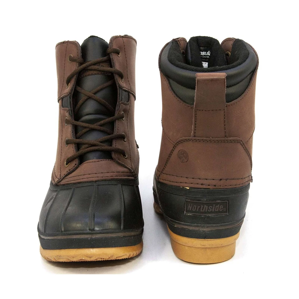 Botas de pato de invierno para hombre Northside Lewiston aisladas impermeables clima frío nuevas Foto 3 de 4