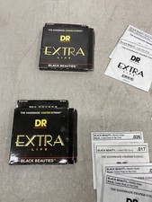 DR Black Beauties Black Colored Electric Guitar Strings Set