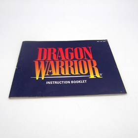 Dragon Warrior (Nintendo NES, 1989)&nbsp;Authentic MANUAL ONLY NO GAME