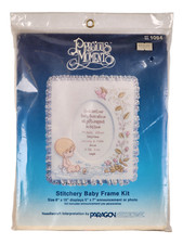 Precious Moments Stitchery Baby Frame Kit By Paragon Needlecraft NEW 8" x 10"