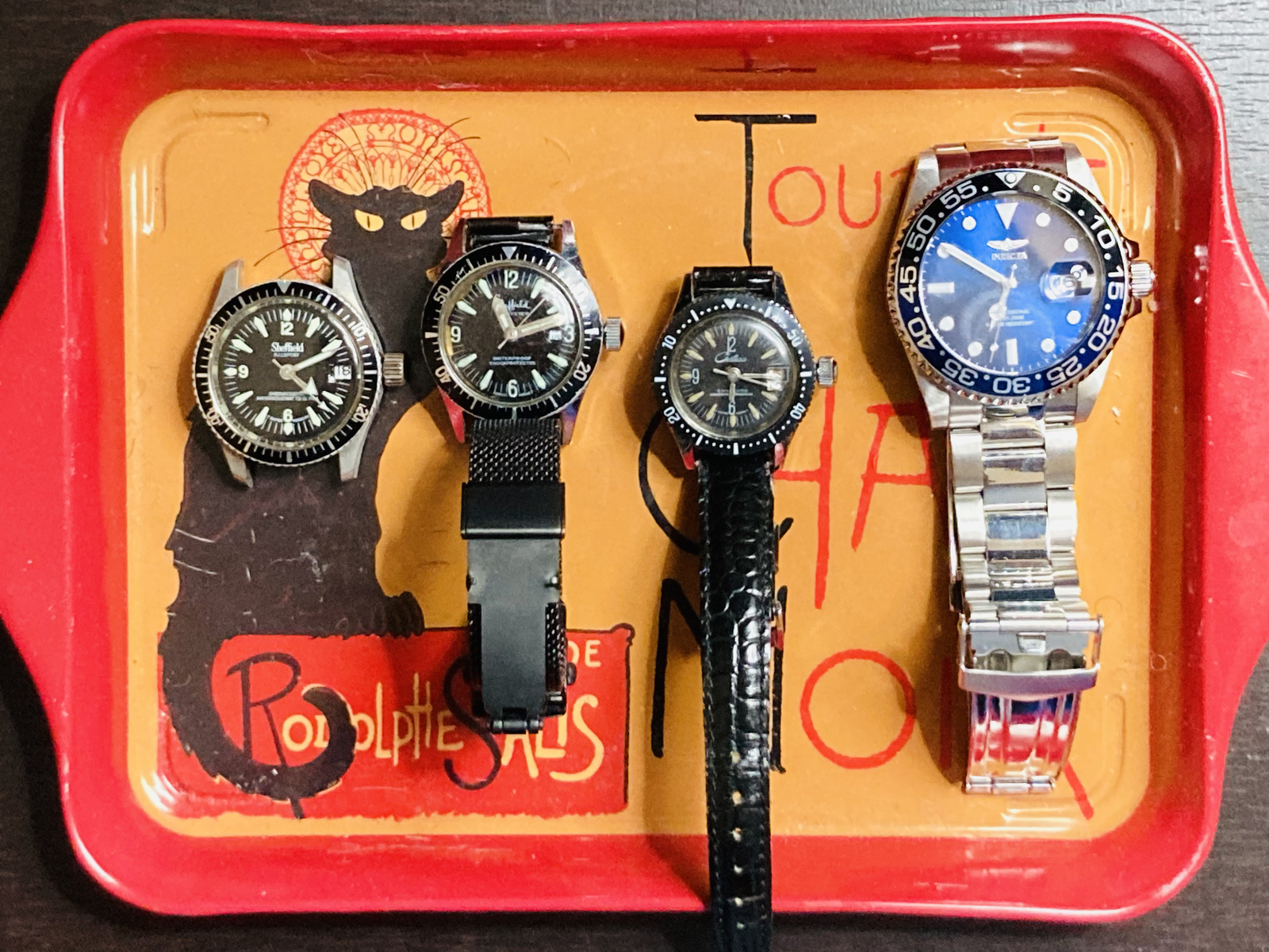 Vintage Sheffield & Chateau watch bundle for repair – unisex & women's styles-image