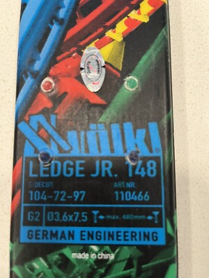 Volkl Ledge Jr. Skis . Owned by Silver Medalist from 2022 Beijing Olympics.