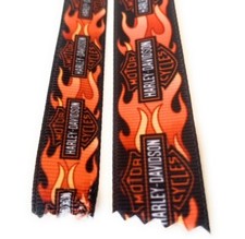 HARLEY DAVIDSON Grosgrain Ribbon Craft Sewing 22mm - 2 Metres