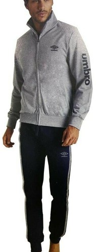 TUTA UMBRO UOMO UNISEX COTONE TASCHE SPORT HOMEWEAR FITNESS PALESTRA FULL  ZIP | eBay