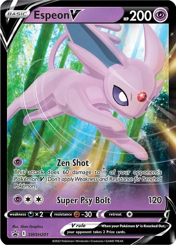 Espeon V SWSH201 SWSH: Sword & Shield Promo Cards