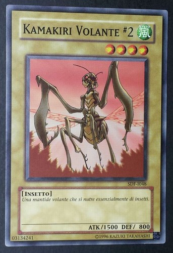 KAMAKIRI LENKRAD #2 Common auf Italienisch SDF-I048 YUGIOH