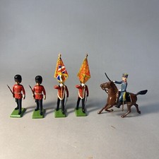 Britains Toy Soldiers Lot 5 Soldiers Horseback