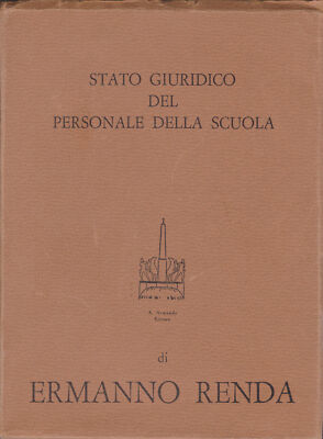 Ermanno Renda - Rechtsstaat des Schulpersonals - 1961
