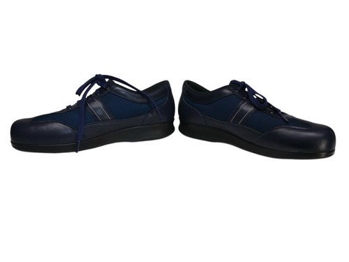 SAS Women's Free Time Mesh Walking Shoe Size 8 N Narrow Navy Lace Up Made in USA - Picture 9 of 15