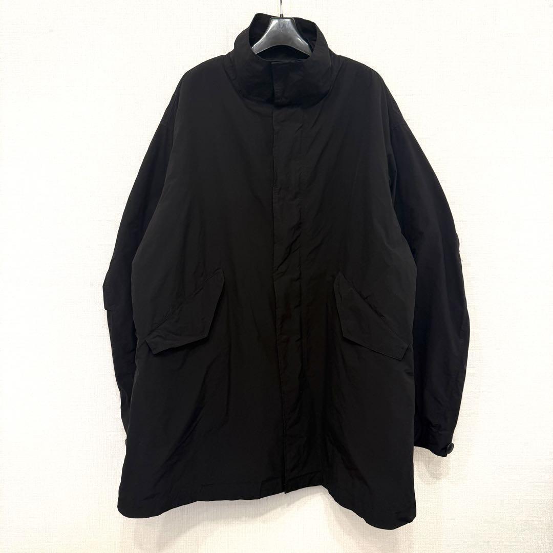 ATON AIR WEATHER Short Mods Coat 24AW Size 06 Black Classic ATON AIR WEATHER Short Mods Coat 24AW Size 06 Black Classic