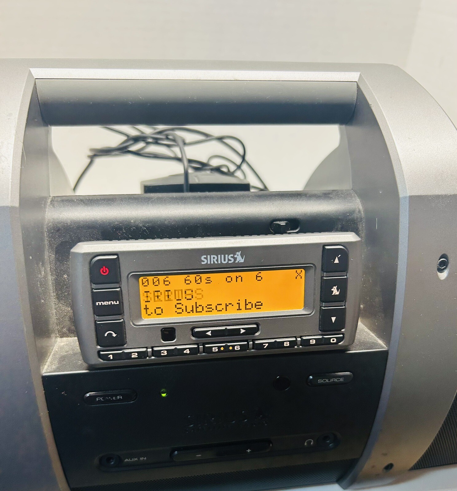 Sirius SUBX1R Universal Satellite Radio Boombox WITH SIRIUS MODEL RADIO 884720010088 eBay