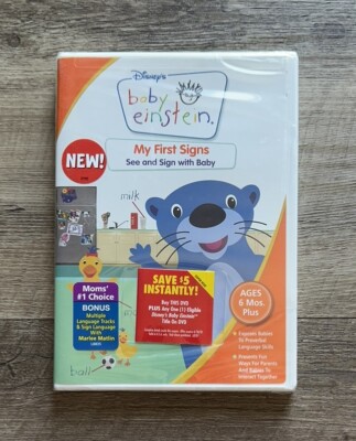 Baby Einstein: My First Signs (DVD, 2007) Marlee Matlin Kids ASL Educational NEW