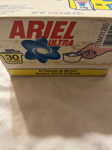 Jabón vintage Ariel Ultra DETERGENTE PARA ROPA 1992 70 OZ - Imagen 5 de 6