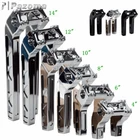 4" 6" 8" 10" 12" 14" Tall Handlebar Risers Pull-Back Clamp For Harley Softail