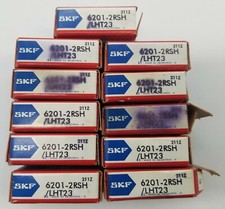 One 1 SKF 6201 2RSH/LHT23 RadialDeep Groove Ball Bearing