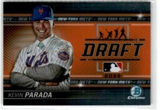 2022 Bowman Draft Baseball Night Kevin Parada #BDN-4 New York Mets