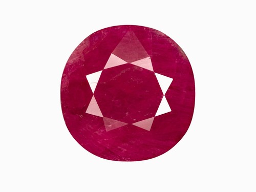 MOGOK BURMA Ruby 13.94 Ct. Natural Untreated OVAL Deep Pinkish Red LARGE Loose - Picture 2 of 6