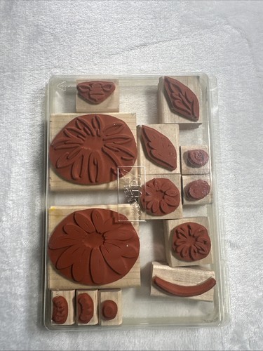 STAMPIN' UP DEFINITIV DEKORATIVE GÄNSEBLÜMCHEN HOLZMONTIERUNG STEMPEL SET 13 NICHT MEHR ERHÄLTLICH - Bild 2 von 3
