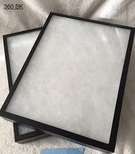 2-360 Riker Mount Display Case Shadow Box Frame Tray   16" X 12" X 2"