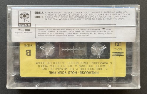FIREHOUSE-HOLD YOUR FIRE 1993 KOREA CBS FIRST PRESS CASSETTES FACTORY SEALED - Picture 2 of 3