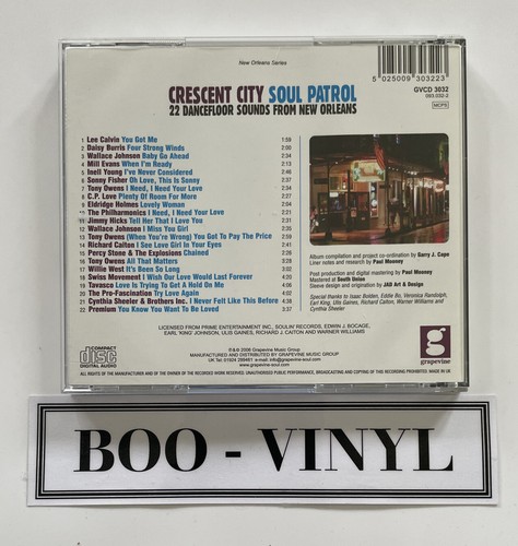 Various Crescent City Soul Patrol 22 Dancefloor Sounds From New Orleans CD Album - Imagen 2 de 7