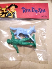 RUSTY E RIN TIN TIN -ANNI'70 - NUOVI- ALTEZZA RUSTY: 6,5 CM