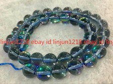 6mm 8mm 10mm 12mm Rainbow Moonstone Round Grade Loose Beads 15" AAA