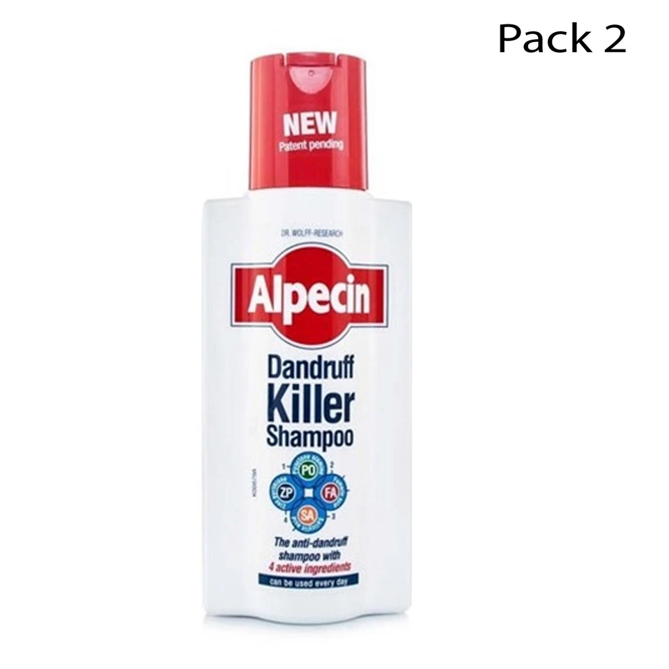 Alpecin Dandruff Killer Shampoo with Advanced Formula 2 x 250ml