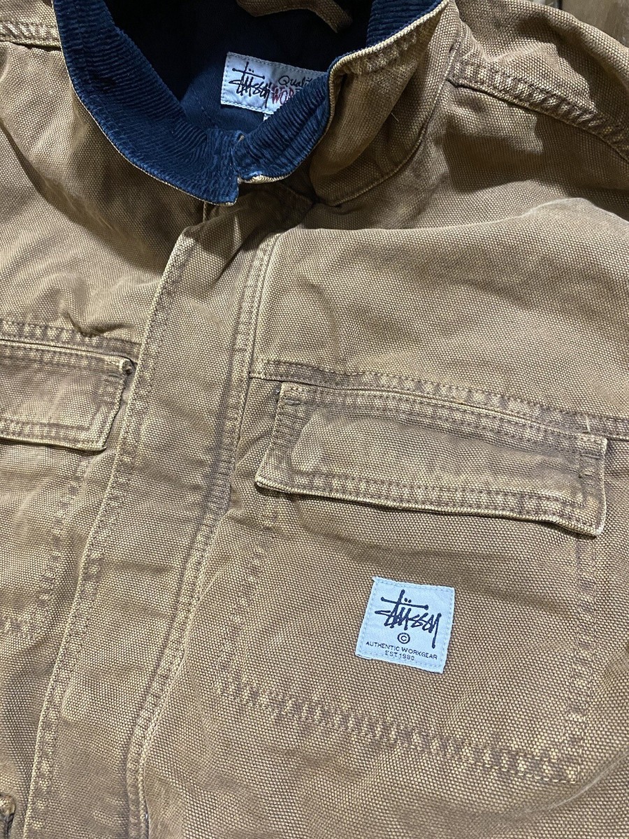 STUSSY WASHED CANVAS SHOP JACKET BRONZE SİZE L | eBay STUSSY WASHED CANVAS SHOP JACKET BRONZE SİZE L | eBay