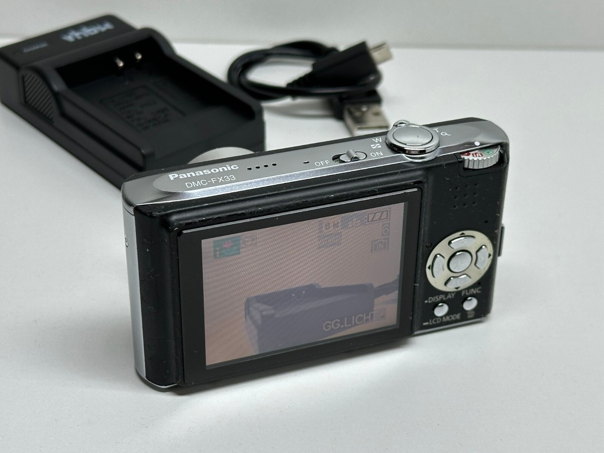 Panasonic LUMIX DMC-FX33 Digitalkamera Schwarz, getestet