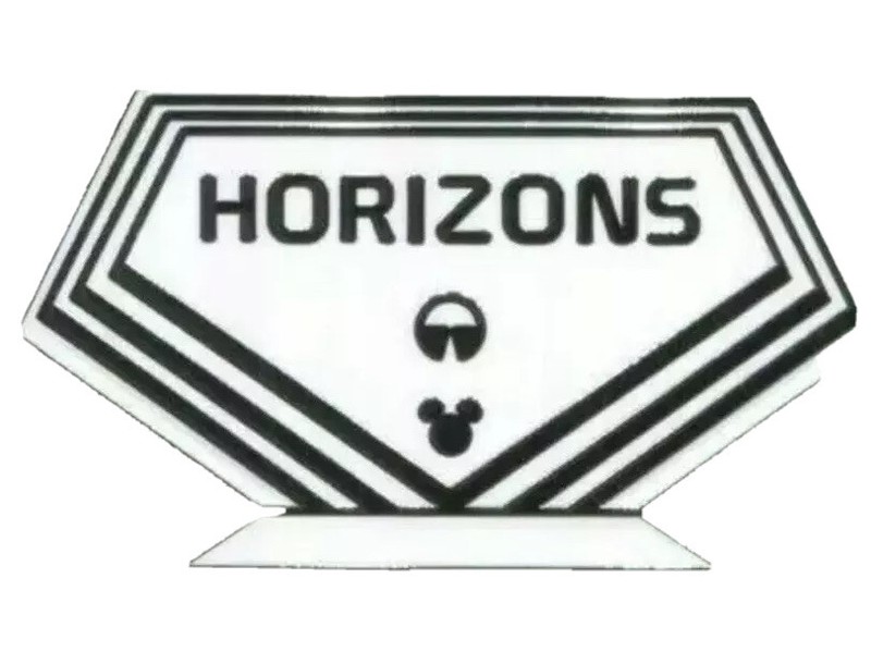 HORIZONS Front Attraction Sign 2019 Hidden Mickey Cast Lanyard Wave C Disney Pin