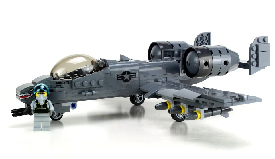 A-10 Warthog Thunderbolt Expert Air Force custom set made with REAL LEGO® bricks - Image 3 of 4