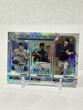 2021 Bowman Chrome Bleday/Cabrera/Eveld Talent Pipeline Refractor #TP-MIA