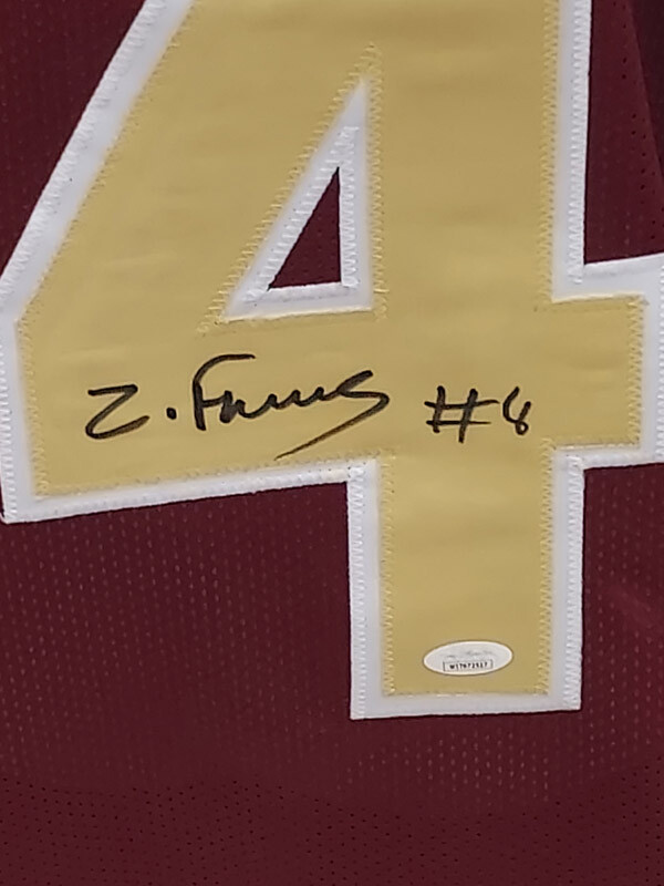 ZAY FLOWERS BOSTON COLLEGE SIGNED AUTOGRAPHED MAROON CUSTOM JSA eBay