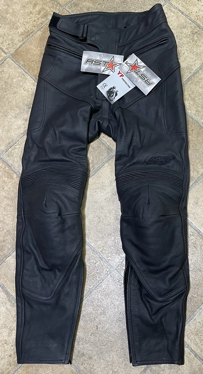 RST ladies leather Jeans trousers Motorcycle Motorbike Uk10 EUR36