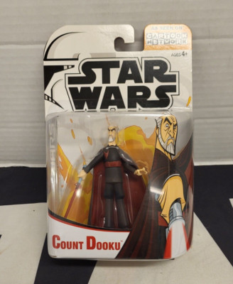 Count Dooku Clone Wars 2005 STAR WARS Cartoon Network MOC NEW J1
