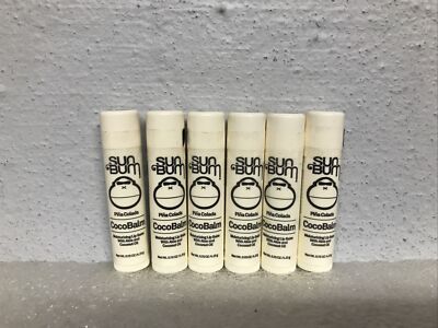 Sun Bum Coco Balm Moisturizing Lip Balm Pina Colada Lot Of 6 New Sealed