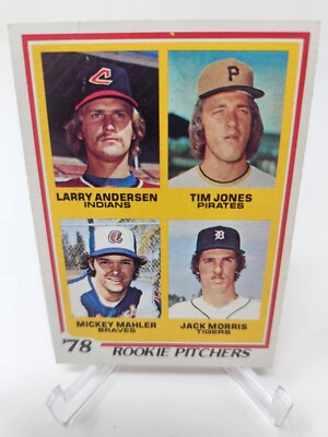 1978 Topps Rookie Pitchers #703 Jack Morris Andersen Jones Mahler RC Crease BUF