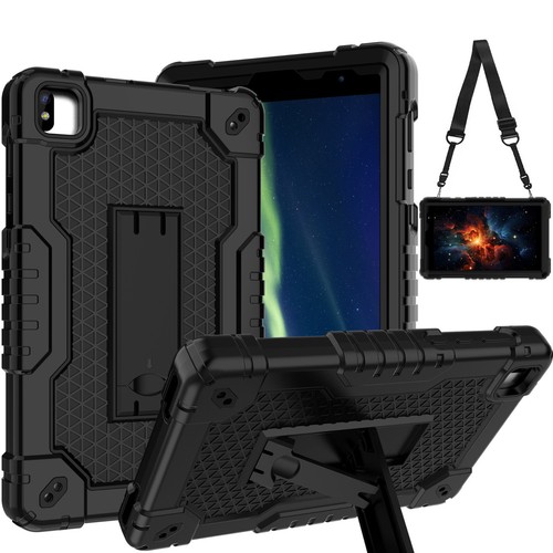 Funda para FOXX P8 8 pulgadas híbrida a prueba de golpes estuche incorporado soporte correa para el hombro - Imagen 27 de 154