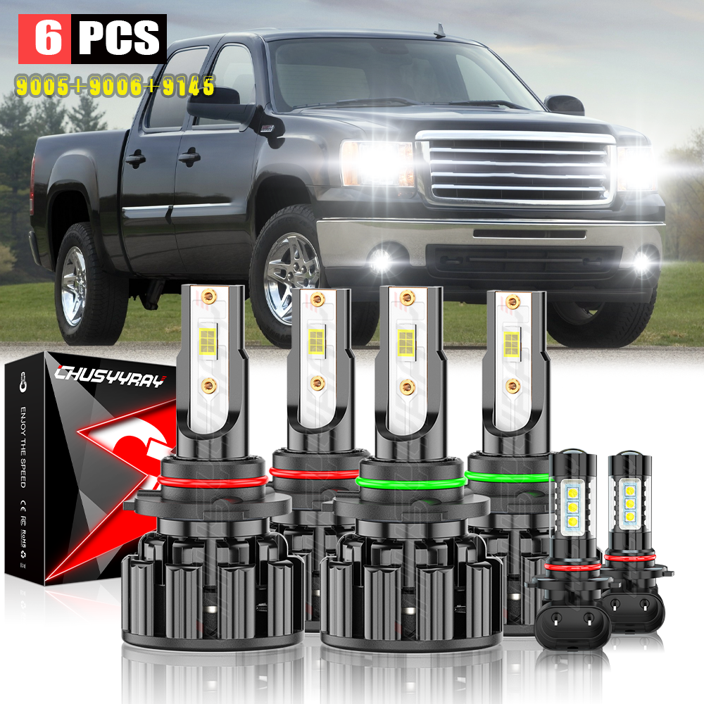 Low Drain Devices High Capacity NiMH Rechargeable Batteries Fog Light 6x Bulbs For 2003 2004 2005 2006 GMC Sierra 1500 3500 E Led Headlights - Foto 4