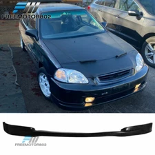 Fit 96-98 Honda Civic EK 2DR 3DR 4DR CTR PU Front Bumper Lip Spoiler Bodykit