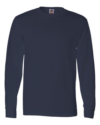 Fruit of the Loom HD Cotton Long Sleeve T-Shirt 4930R - Picture 8 of 12