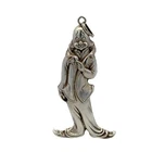 Signed RM Trush 1978 Sterling Charm Figure Hollow Clown Hanging Vintage Ornament