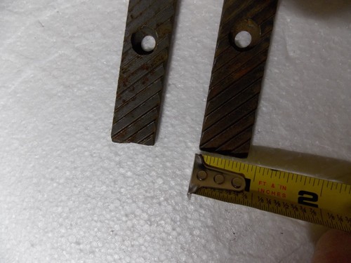PULL CLAMP JAW TEETH DIAGONAL TO MAKE YOUR OWN PULL CLAMPS 8" X 7/8" MOCLAMP ST - Bild 3 von 5